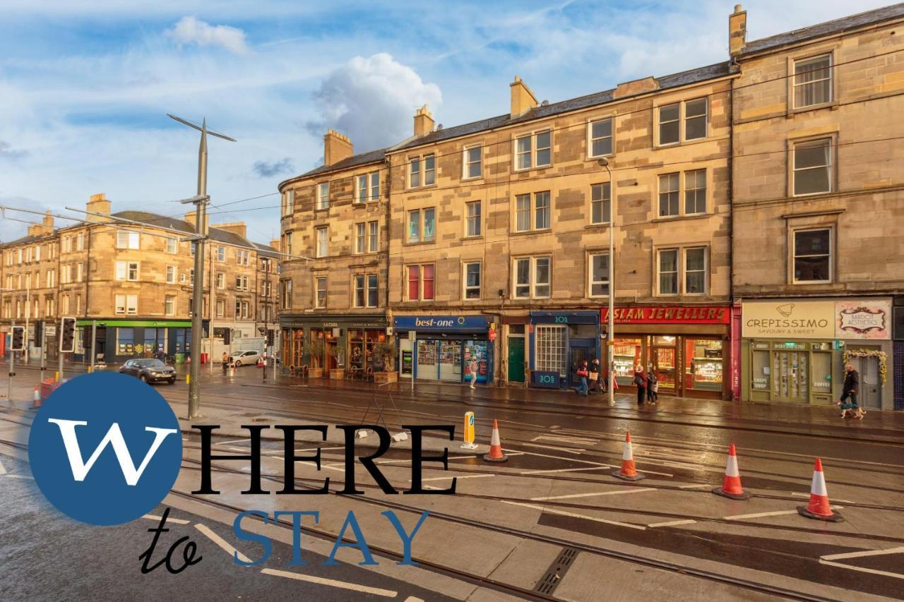 Delightful 2 Bedroom Apartment In Leith EDI Buitenkant foto
